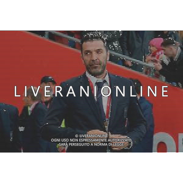 TVEM June 06, 2025 Oslo, Norway - Norway vs Italy - FIFA World Cup 2026 European Qualifier - Ullevaal Stadion. In the pic: Italy Head of Delegation Gianluigi Buffon foto emmanuele mastrodonato-ag aldo liverani sas