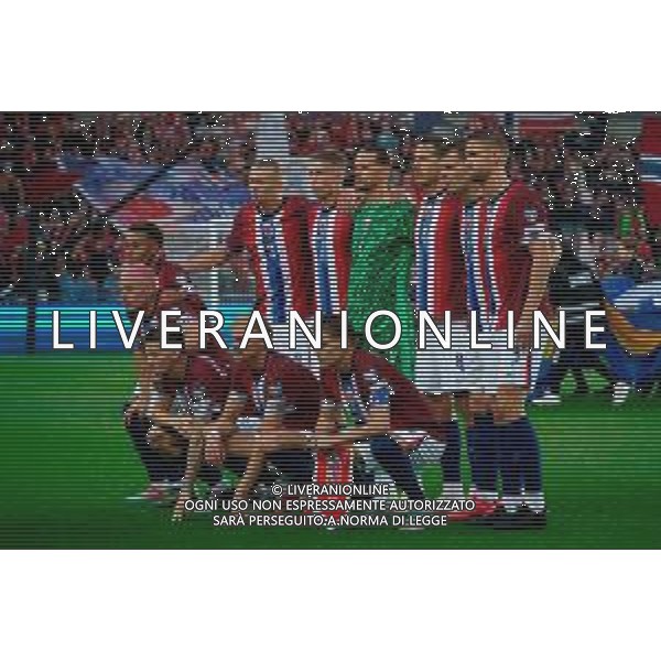 TVEM June 06, 2025 Oslo, Norway - Norway vs Italy - FIFA World Cup 2026 European Qualifier - Ullevaal Stadion. In the pic: Norway team line up foto emmanuele mastrodonato-ag aldo liverani sas