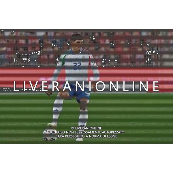 TVEM June 06, 2025 Oslo, Norway - Norway vs Italy - FIFA World Cup 2026 European Qualifier - Ullevaal Stadion. In the pic: Giovanni Di Lorenzo of Italy foto emmanuele mastrodonato-ag aldo liverani sas