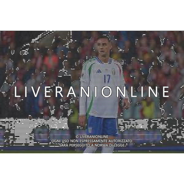 TVEM June 06, 2025 Oslo, Norway - Norway vs Italy - FIFA World Cup 2026 European Qualifier - Ullevaal Stadion. In the pic: Lorenzo Lucca of Italy foto emmanuele mastrodonato-ag aldo liverani sas