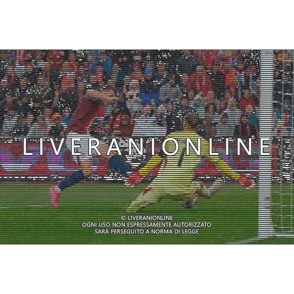 TVEM June 06, 2025 Oslo, Norway - Norway vs Italy - FIFA World Cup 2026 European Qualifier - Ullevaal Stadion. In the pic: Alexander Sorloth of Norway scores a goal of 1-0 foto emmanuele mastrodonato-ag aldo liverani sas