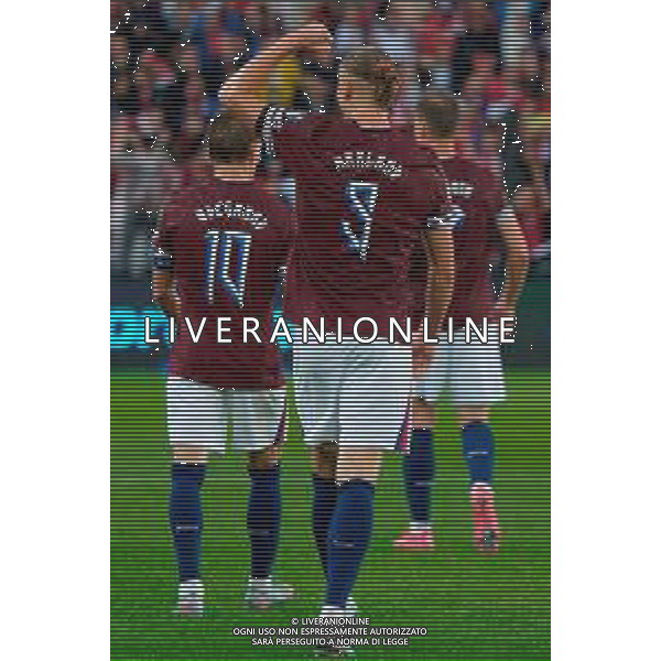 TVEM June 06, 2025 Oslo, Norway - Norway vs Italy - FIFA World Cup 2026 European Qualifier - Ullevaal Stadion. In the pic: Erling Haaland of Norway celebrates after scoring a goal foto emmanuele mastrodonato-ag aldo liverani sas