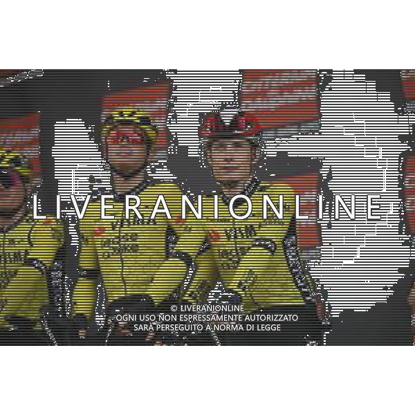 08-06-2025 Criterium Du Dauphine Libere; Tappa 01 Domerat - Montlucon; 2025, Visma - Lease A Bike; Vingegaard, Jonas; Kuss, Sepp; Domerat; ©SIROTTI - AGENZIA ALDO LIVERANI SAS