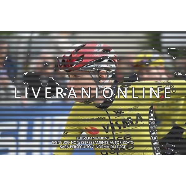 08-06-2025 Criterium Du Dauphine Libere; Tappa 01 Domerat - Montlucon; 2025, Visma - Lease A Bike; Vingegaard, Jonas; Domerat; ©SIROTTI - AGENZIA ALDO LIVERANI SAS