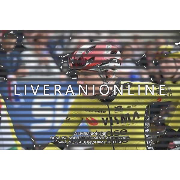 08-06-2025 Criterium Du Dauphine Libere; Tappa 01 Domerat - Montlucon; 2025, Visma - Lease A Bike; Vingegaard, Jonas; Domerat; ©SIROTTI - AGENZIA ALDO LIVERANI SAS