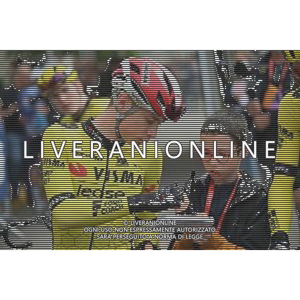 08-06-2025 Criterium Du Dauphine Libere; Tappa 01 Domerat - Montlucon; 2025, Visma - Lease A Bike; Vingegaard, Jonas; Domerat; ©SIROTTI - AGENZIA ALDO LIVERANI SAS