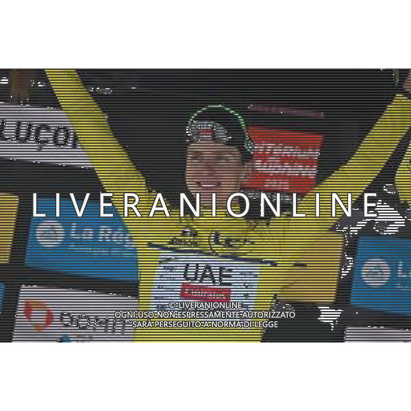 08-06-2025 Criterium Du Dauphine Libere; Tappa 01 Domerat - Montlucon; 2025, Uae Team Emirates - Xrg; Pogacar, Tadej; Montlucon; ©SIROTTI - AGENZIA ALDO LIVERANI SAS