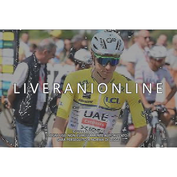 09-06-2025 Criterium Du Dauphine Libere; Tappa 02 Premilhat - Issoire; 2025, Uae Team Emirates - Xrg; Pogacar, Tadej; Premilhat; ©SIROTTI - AGENZIA ALDO LIVERANI SAS