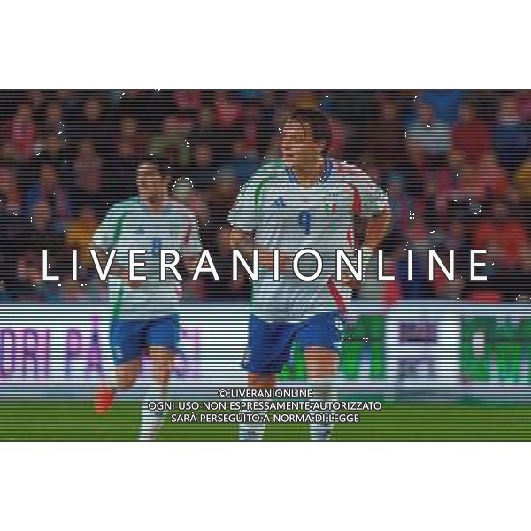 TVEM June 06, 2025 Oslo, Norway - Norway vs Italy - FIFA World Cup 2026 European Qualifier - Ullevaal Stadion. In the pic: Mateo Retegui of Italy ©TVEM Emmanuele Mastrodonato - AGENZIA ALDO LIVERANI SAS