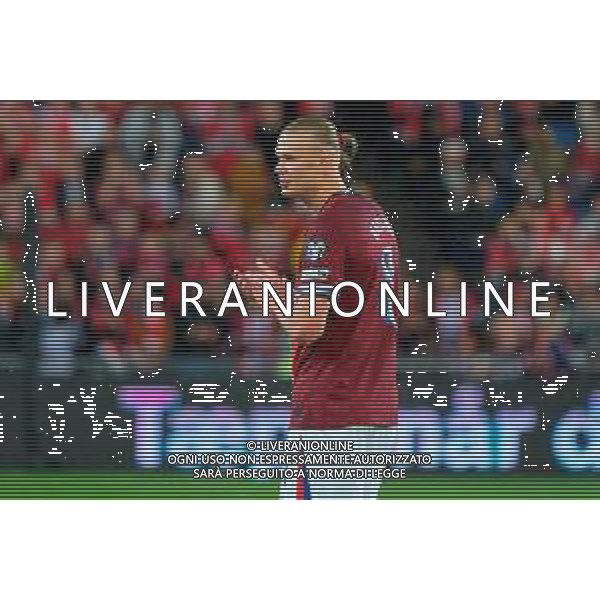 TVEM June 06, 2025 Oslo, Norway - Norway vs Italy - FIFA World Cup 2026 European Qualifier - Ullevaal Stadion. In the pic: Erling Haaland of Norway ©TVEM Emmanuele Mastrodonato - AGENZIA ALDO LIVERANI SAS
