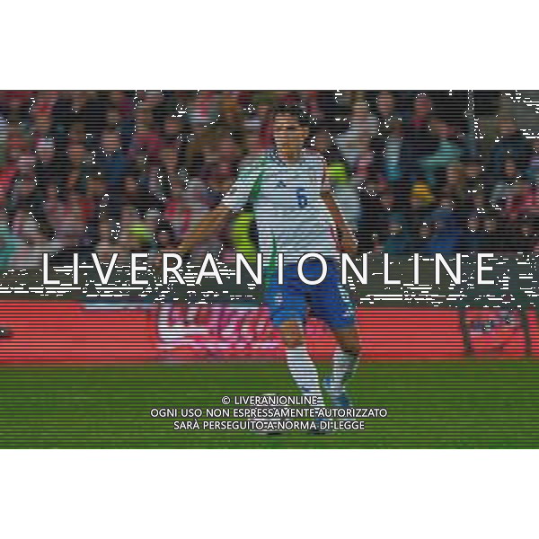TVEM June 06, 2025 Oslo, Norway - Norway vs Italy - FIFA World Cup 2026 European Qualifier - Ullevaal Stadion. In the pic: Samuele Ricci of Italy ©TVEM Emmanuele Mastrodonato - AGENZIA ALDO LIVERANI SAS