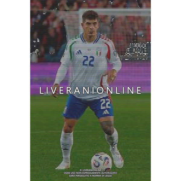 TVEM June 06, 2025 Oslo, Norway - Norway vs Italy - FIFA World Cup 2026 European Qualifier - Ullevaal Stadion. In the pic: Giovanni Di Lorenzo of Italy ©TVEM Emmanuele Mastrodonato - AGENZIA ALDO LIVERANI SAS