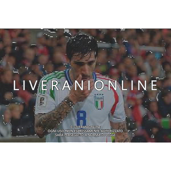 TVEM June 06, 2025 Oslo, Norway - Norway vs Italy - FIFA World Cup 2026 European Qualifier - Ullevaal Stadion. In the pic: Sandro Tonali of Italy ©TVEM Emmanuele Mastrodonato - AGENZIA ALDO LIVERANI SAS