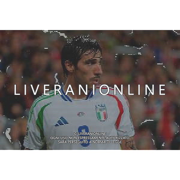 TVEM June 06, 2025 Oslo, Norway - Norway vs Italy - FIFA World Cup 2026 European Qualifier - Ullevaal Stadion. In the pic: Sandro Tonali of Italy ©TVEM Emmanuele Mastrodonato - AGENZIA ALDO LIVERANI SAS