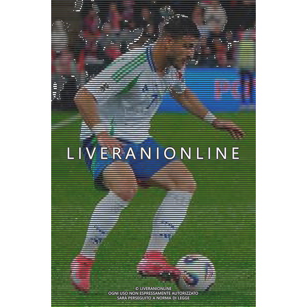 TVEM June 06, 2025 Oslo, Norway - Norway vs Italy - FIFA World Cup 2026 European Qualifier - Ullevaal Stadion. In the pic: Riccardo Orsolini of Italy ©TVEM Emmanuele Mastrodonato - AGENZIA ALDO LIVERANI SAS