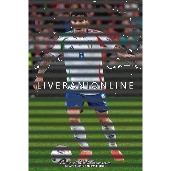 TVEM June 06, 2025 Oslo, Norway - Norway vs Italy - FIFA World Cup 2026 European Qualifier - Ullevaal Stadion. In the pic: Sandro Tonali of Italy ©TVEM Emmanuele Mastrodonato - AGENZIA ALDO LIVERANI SAS