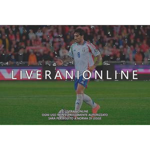 TVEM June 06, 2025 Oslo, Norway - Norway vs Italy - FIFA World Cup 2026 European Qualifier - Ullevaal Stadion. In the pic: Sandro Tonali of Italy ©TVEM Emmanuele Mastrodonato - AGENZIA ALDO LIVERANI SAS