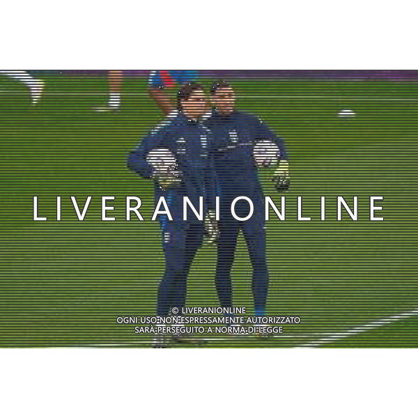 TVEM June 06, 2025 Oslo, Norway - Norway vs Italy - FIFA World Cup 2026 European Qualifier - Ullevaal Stadion. In the pic: Marco Carnesecchi of Italy and Alex Meret of Italy ©TVEM Emmanuele Mastrodonato - AGENZIA ALDO LIVERANI SAS