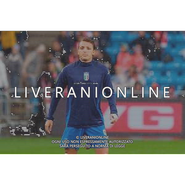 TVEM June 06, 2025 Oslo, Norway - Norway vs Italy - FIFA World Cup 2026 European Qualifier - Ullevaal Stadion. In the pic: Mateo Retegui of Italy ©TVEM Emmanuele Mastrodonato - AGENZIA ALDO LIVERANI SAS