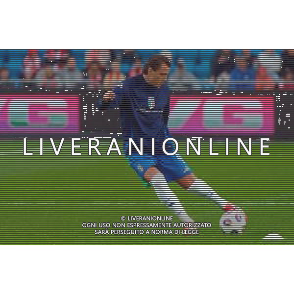 TVEM June 06, 2025 Oslo, Norway - Norway vs Italy - FIFA World Cup 2026 European Qualifier - Ullevaal Stadion. In the pic: Mateo Retegui of Italy ©TVEM Emmanuele Mastrodonato - AGENZIA ALDO LIVERANI SAS