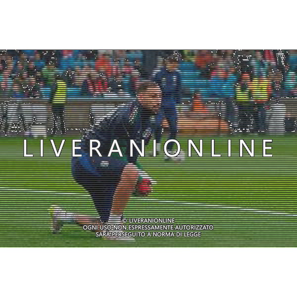 TVEM June 06, 2025 Oslo, Norway - Norway vs Italy - FIFA World Cup 2026 European Qualifier - Ullevaal Stadion. In the pic: Gianluigi Donnarumma of Italy ©TVEM Emmanuele Mastrodonato - AGENZIA ALDO LIVERANI SAS