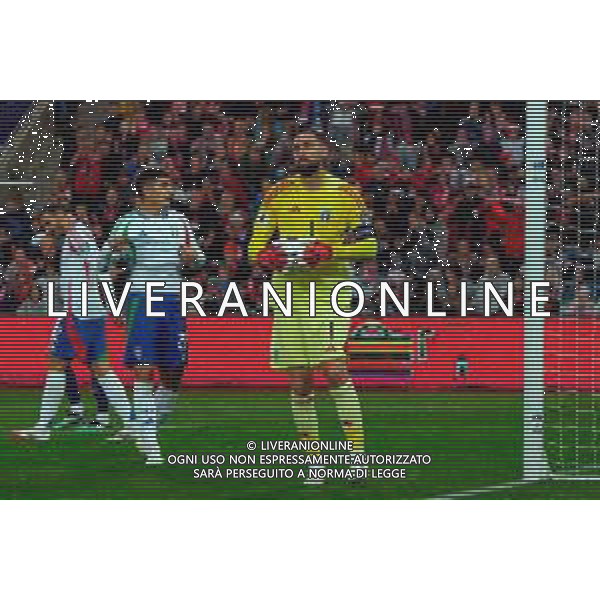 TVEM June 06, 2025 Oslo, Norway - Norway vs Italy - FIFA World Cup 2026 European Qualifier - Ullevaal Stadion. In the pic: Gianluigi Donnarumma of Italy ©TVEM Emmanuele Mastrodonato - AGENZIA ALDO LIVERANI SAS