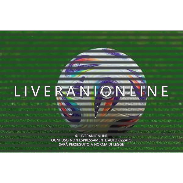 TVEM June 06, 2025 Oslo, Norway - Norway vs Italy - FIFA World Cup 2026 European Qualifier - Ullevaal Stadion. In the pic: Official Ball Europeans Qualifiers ©TVEM Emmanuele Mastrodonato - AGENZIA ALDO LIVERANI SAS