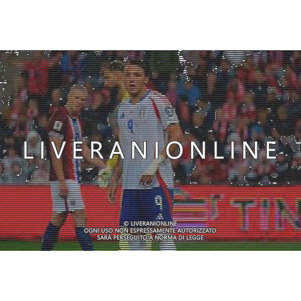 TVEM June 06, 2025 Oslo, Norway - Norway vs Italy - FIFA World Cup 2026 European Qualifier - Ullevaal Stadion. In the pic: Mateo Retegui of Italy ©TVEM Emmanuele Mastrodonato - AGENZIA ALDO LIVERANI SAS