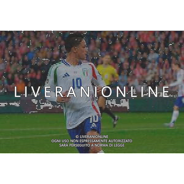 TVEM June 06, 2025 Oslo, Norway - Norway vs Italy - FIFA World Cup 2026 European Qualifier - Ullevaal Stadion. In the pic: Giacomo Raspadori of Italy ©TVEM Emmanuele Mastrodonato - AGENZIA ALDO LIVERANI SAS