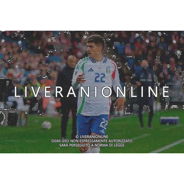 TVEM June 06, 2025 Oslo, Norway - Norway vs Italy - FIFA World Cup 2026 European Qualifier - Ullevaal Stadion. In the pic: Giovanni Di Lorenzo of Italy ©TVEM Emmanuele Mastrodonato - AGENZIA ALDO LIVERANI SAS