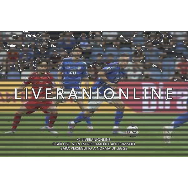 Davide Frattesi of Italy play the ball during Italy vs Moldova, European Qualifier, 2nd group match, game at Mapei Stadium - Città del Tricolore in Reggio nell\'Emilia (RE), Italy, on June 09, 2025. (Photo by Davide Casentini)- AGENZIA ALDO LIVERANI SAS