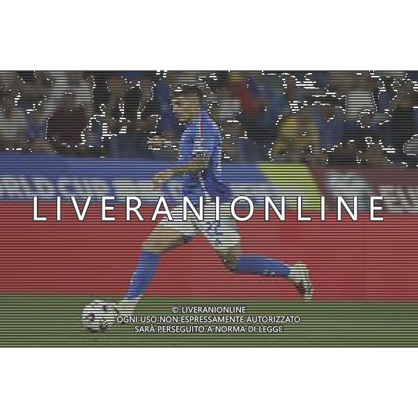 Giovani Di Lorenzo of Italy play the ball during Italy vs Moldova, European Qualifier, 2nd group match, game at Mapei Stadium - Città del Tricolore in Reggio nell\'Emilia (RE), Italy, on June 09, 2025. (Photo by Davide Casentini)- AGENZIA ALDO LIVERANI SAS