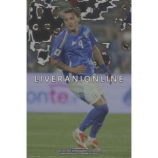 Matteo Retegui of Italy during Italy vs Moldova, European Qualifier, 2nd group match, game at Mapei Stadium - Città del Tricolore in Reggio nell\'Emilia (RE), Italy, on June 09, 2025. (Photo by Davide Casentini)- AGENZIA ALDO LIVERANI SAS