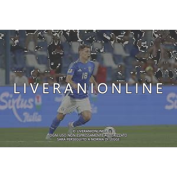 Nicolo’ Barella of Italy play the ball during Italy vs Moldova, European Qualifier, 2nd group match, game at Mapei Stadium - Città del Tricolore in Reggio nell\'Emilia (RE), Italy, on June 09, 2025. (Photo by Davide Casentini)- AGENZIA ALDO LIVERANI SAS