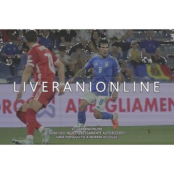 Sandro Tonali of Italy play the ball during Italy vs Moldova, European Qualifier, 2nd group match, game at Mapei Stadium - Città del Tricolore in Reggio nell\'Emilia (RE), Italy, on June 09, 2025. (Photo by Davide Casentini)- AGENZIA ALDO LIVERANI SAS
