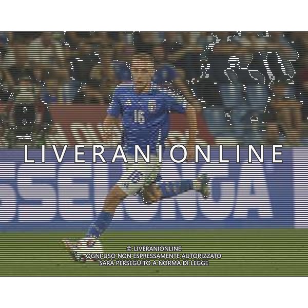 Davide Frattesi of Italy play the ball during Italy vs Moldova, European Qualifier, 2nd group match, game at Mapei Stadium - Città del Tricolore in Reggio nell\'Emilia (RE), Italy, on June 09, 2025. (Photo by Davide Casentini)- AGENZIA ALDO LIVERANI SAS