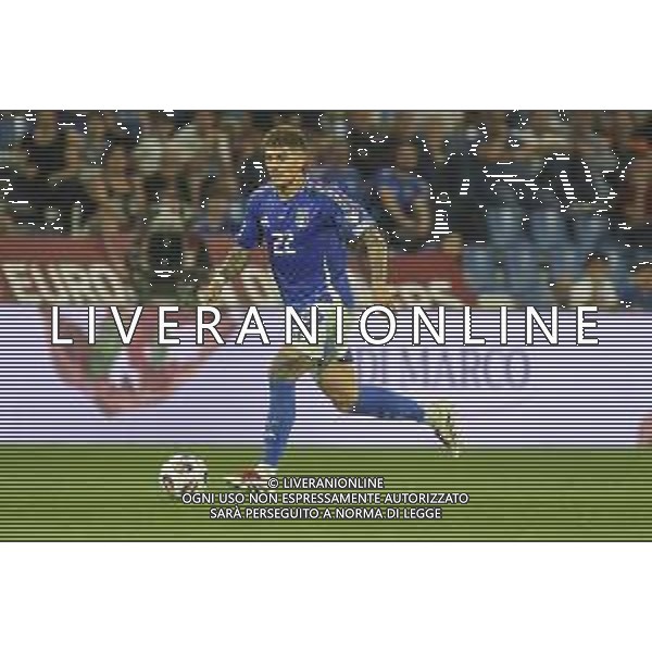 Giovanni Di Lorenzo of Italy play the ball during Italy vs Moldova, European Qualifier, 2nd group match, game at Mapei Stadium - Città del Tricolore in Reggio nell\'Emilia (RE), Italy, on June 09, 2025. (Photo by Davide Casentini)- AGENZIA ALDO LIVERANI SAS