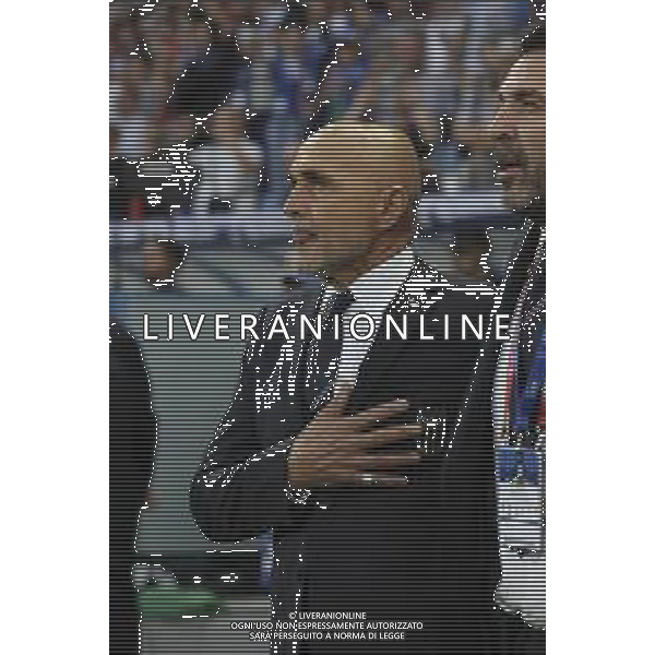 Luciano Spalletti Head Coach of Italy during Italy vs Moldova, European Qualifier, 2nd group match, game at Mapei Stadium - Città del Tricolore in Reggio nell\'Emilia (RE), Italy, on June 09, 2025. (Photo by Davide Casentini)- AGENZIA ALDO LIVERANI SAS