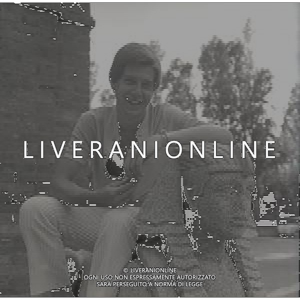 NEG-RETROSPETTIVA CLAUDIO LIPPI PRESENTATORE TELEVISIVO NELLA FOTO CLAUDIO LIPPI A VENEZIA NELL\'ANNO 1967 AG ALDO LIVERANI SAS 