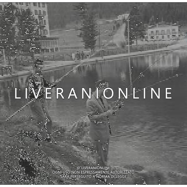 NEG-RETROSPETTIVA NICO FIDENCO CANTANTE NELLA FOTO NICO FIDENCO AL LAGO DI MISURINA NELL\'ANNO 1964 FOTO CESARE AMADORI-AG ALDO LIVERANI SAS