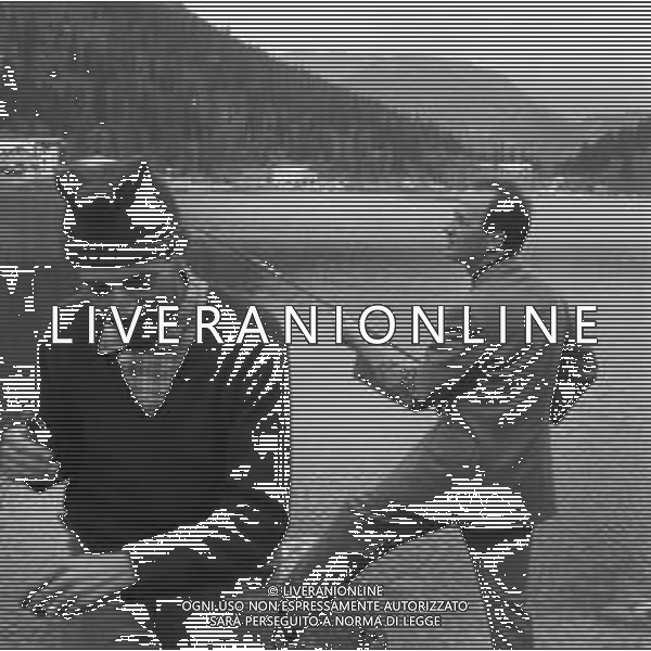 NEG-RETROSPETTIVA NICO FIDENCO CANTANTE NELLA FOTO NICO FIDENCO AL LAGO DI MISURINA NELL\'ANNO 1964 FOTO CESARE AMADORI-AG ALDO LIVERANI SAS