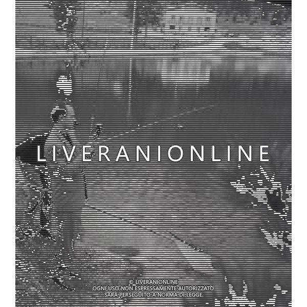 NEG-RETROSPETTIVA NICO FIDENCO CANTANTE NELLA FOTO NICO FIDENCO AL LAGO DI MISURINA NELL\'ANNO 1964 FOTO CESARE AMADORI-AG ALDO LIVERANI SAS