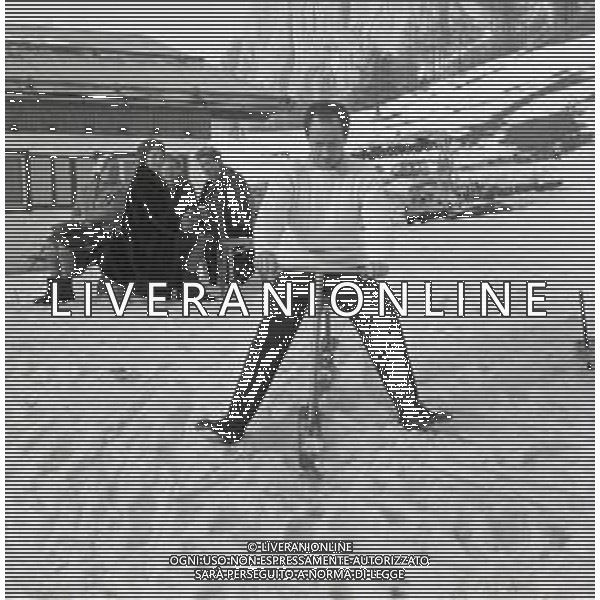 NEG-RETROSPETTIVA NICO FIDENCO CANTANTE NELLA FOTO NICO FIDENCO A CORTINA D\'AMPEZZO NELL\'ANNO 1966 AG ALDO LIVERANI SAS