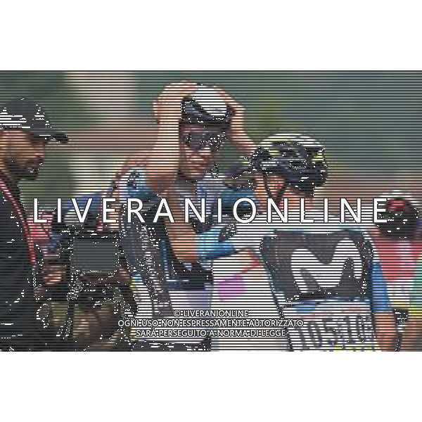 10-06-2025 Criterium Du Dauphine Libere; Tappa 03 Brioude - Charantonnay; 2025, Movistar; Romeo Abad, Ivan; Muhlberger, Gregor; Charantonnay; foto stefano sirotti-ag aldo liverani sas