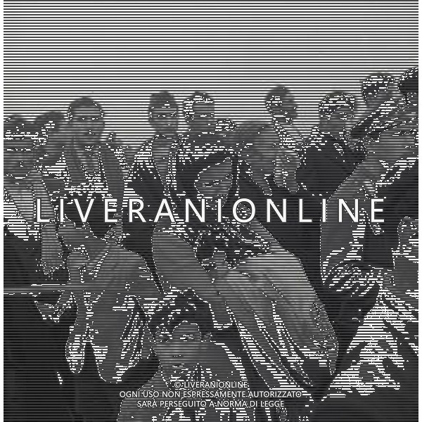 NEG-1960 STROMBOLI ERUZIONE DEL VULCANO FOTO SANDRO VESPASIANI-AG ALDO LIVERANI SAS