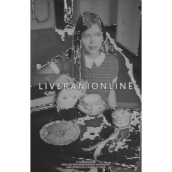 NEG-RETROSPETTIVA BARBARA GREGORINI PSEUDONIMO DI BARBARA GOLDBACH NOTA COME BARBARA BACH ATTRICE NELLA FOTO BARBARA BACH NELL\'ANNO 1968 A ROMA FOTO PIERO PASCUTTINI-AG ALDO LIVERANI SAS