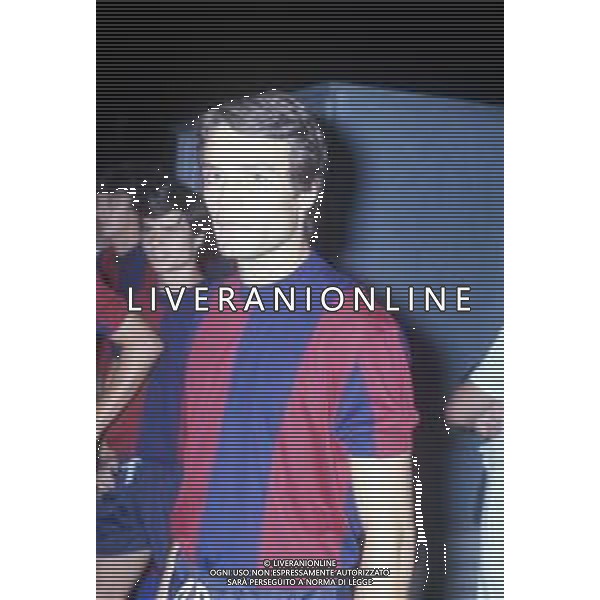 DIAP-RETROSPETTIVA FRANCO COLOMBA CALCIATORE E ALLENATORE NELLA FOTO FRANCO COLOMBA CON LA MAGLIA DEL BOLOGNA CALCIO AG ALDO LIVERANI SAS