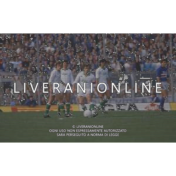 DIAP-RETROSPETTIVA FRANCO COLOMBA CALCIATORE E ALLENATORE NELLA FOTO FRANCO COLOMBA CON LA MAGLIA DELL\'AVELLINO CALCIO AG ALDO LIVERANI SAS