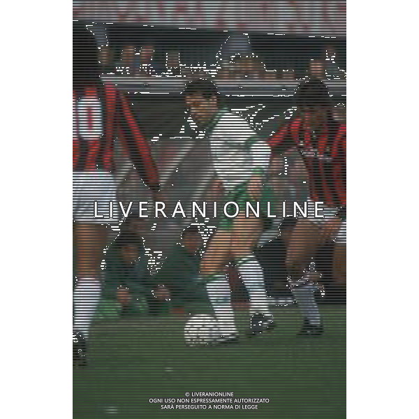 DIAP-RETROSPETTIVA FRANCO COLOMBA CALCIATORE E ALLENATORE NELLA FOTO FRANCO COLOMBA CON LA MAGLIA DELL\'AVELLINO CALCIO AG ALDO LIVERANI SAS