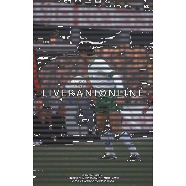 DIAP-RETROSPETTIVA FRANCO COLOMBA CALCIATORE E ALLENATORE NELLA FOTO FRANCO COLOMBA CON LA MAGLIA DELL\'AVELLINO CALCIO AG ALDO LIVERANI SAS